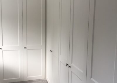 Porcelai white oakgrain wardrobes in Teignmouth Devon
