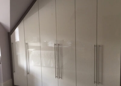 Angled attic wardrobes Devon