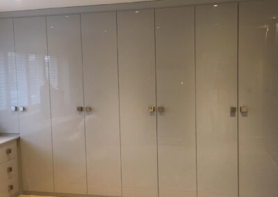 Light grey Gloss wardrobes Devon