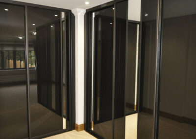 L-shaped sliding wardrobes Devon